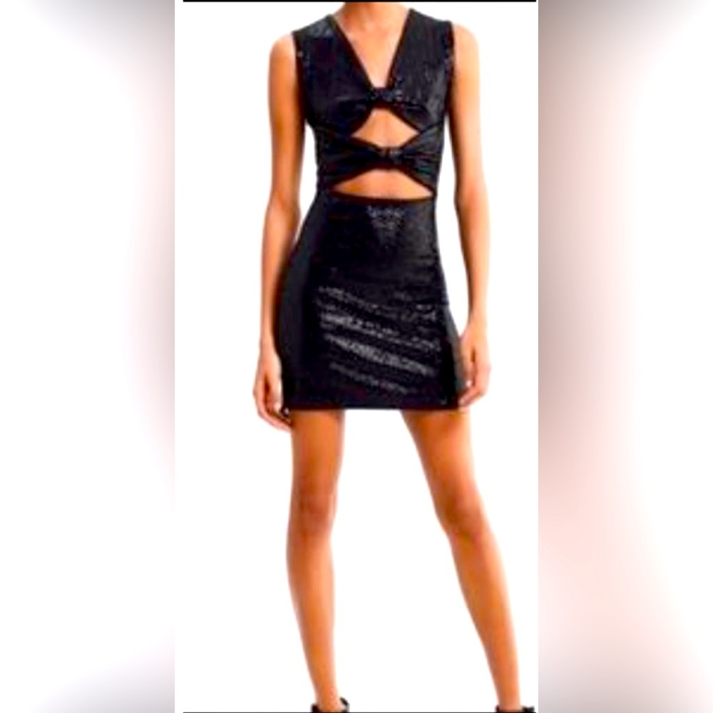 Black Zara party dress, size LG
